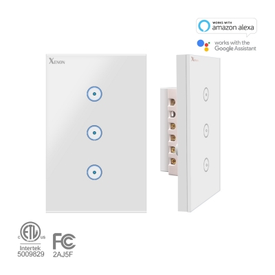 SM-SW102-3PW Triple switch